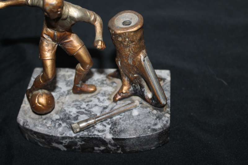 Metal Table Lighter Soccer