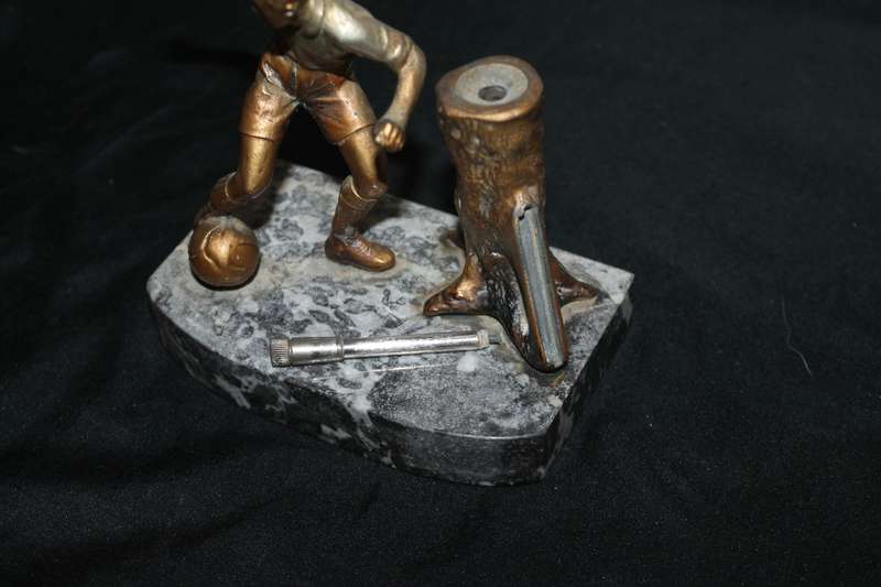Metal Table Lighter Soccer