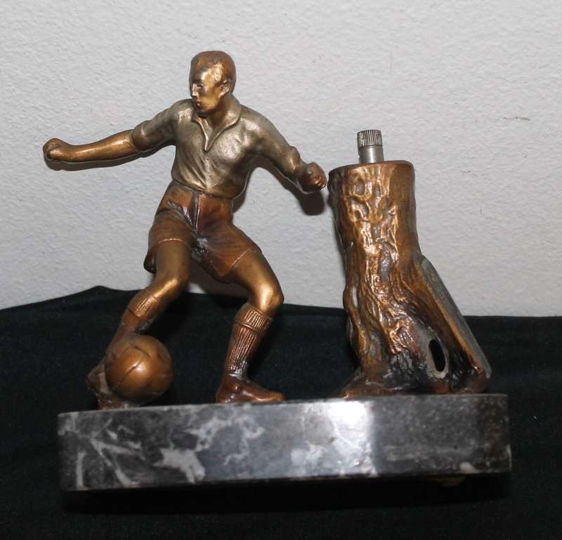 Metal Table Lighter Soccer