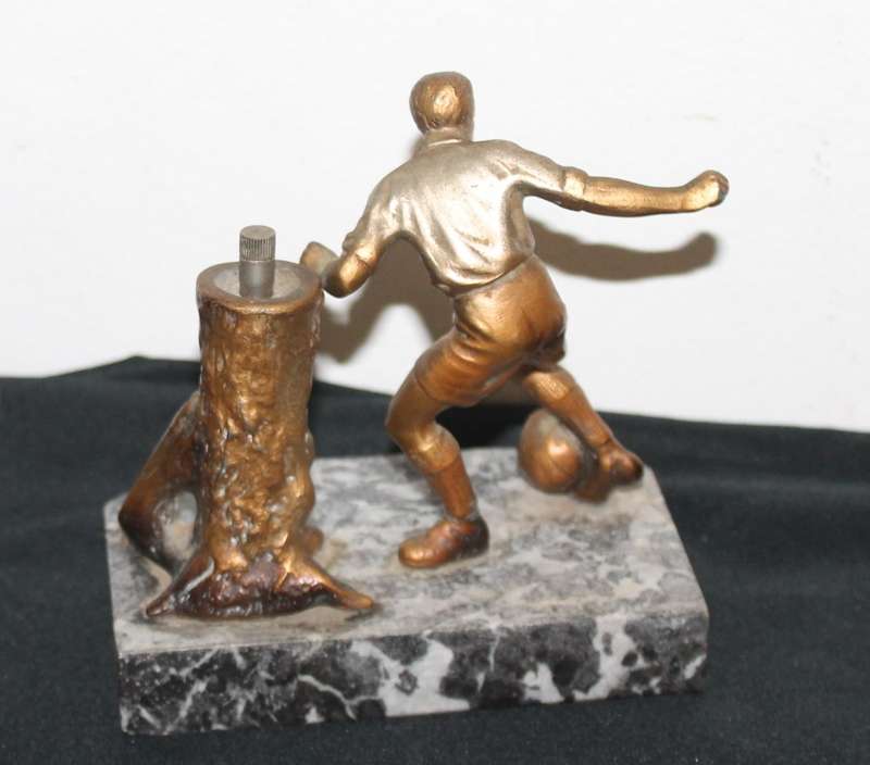 Metal Table Lighter Soccer