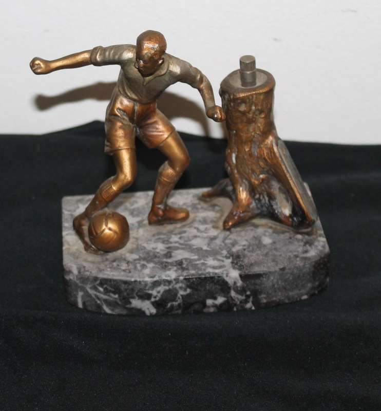 Metal Table Lighter Soccer