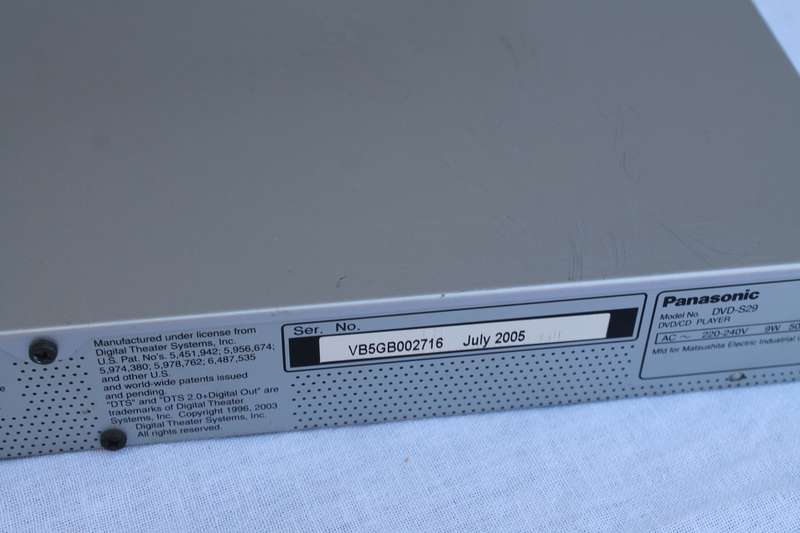 Panasonic DVD Player