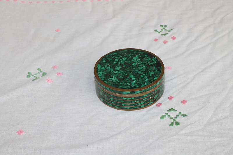 Green trinket bowl