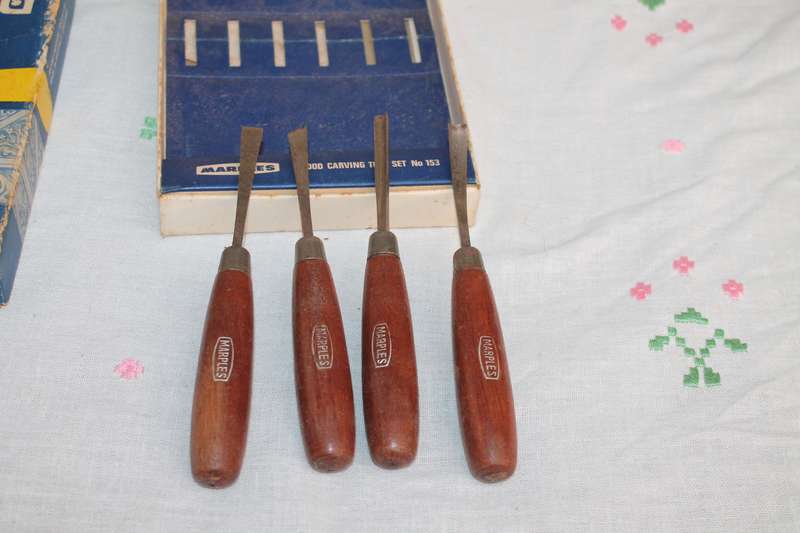 Marples Carving tools x 4