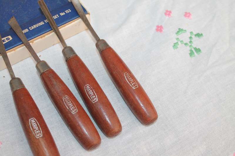 Marples Carving tools x 4
