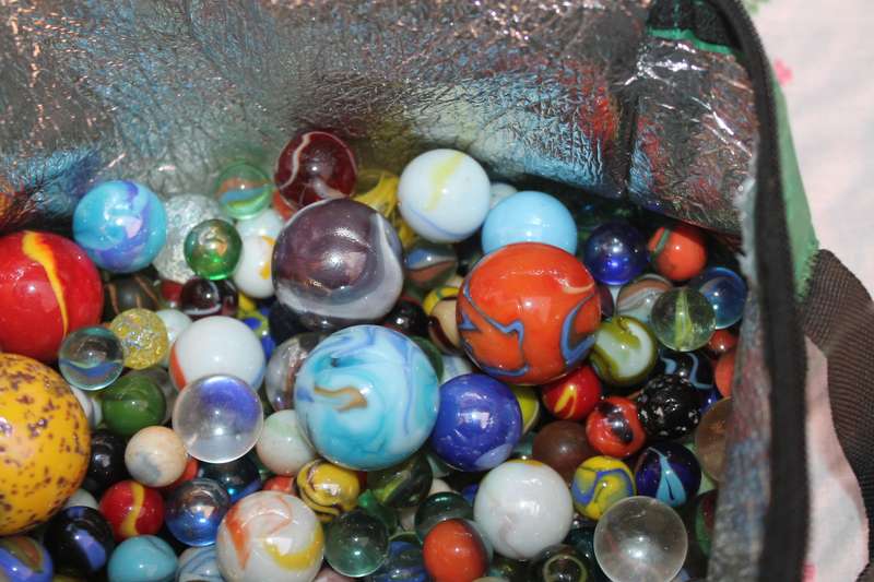 Bag of colored Marbles