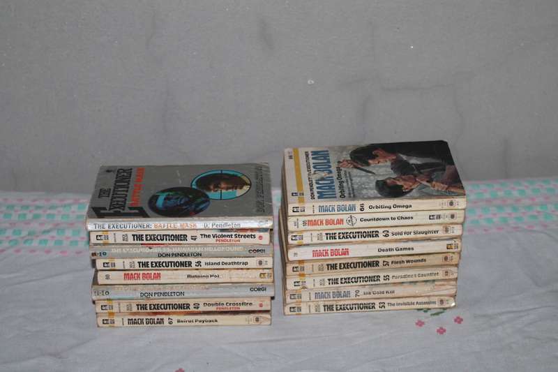 16 Mack Bolan Books