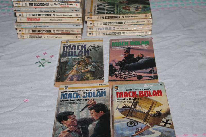 16 Mack Bolan Books