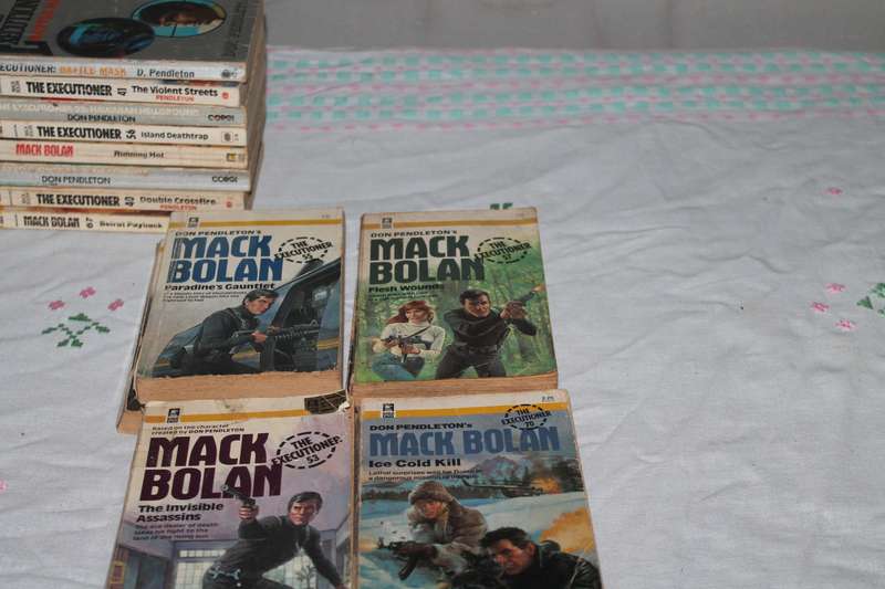 16 Mack Bolan Books