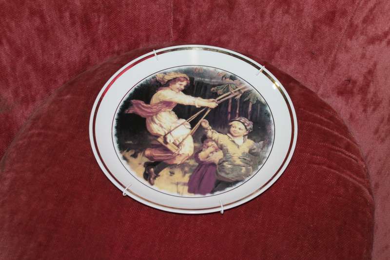 Pears Print Wall Plate After School