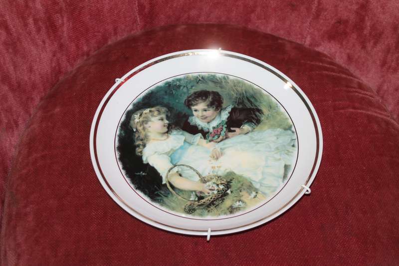 Pears Print Wall Plate  Sweethearts