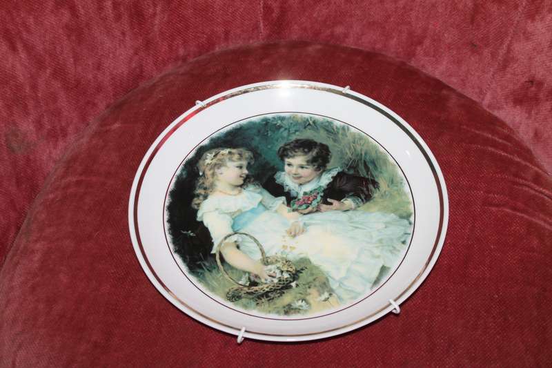 Pears Print Wall Plate  Sweethearts