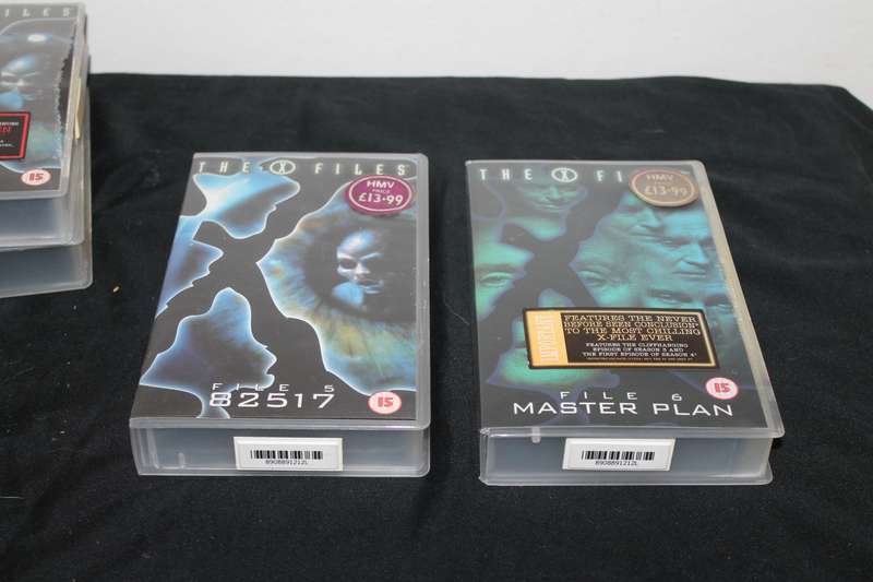 6 X Files VHS Cassette's