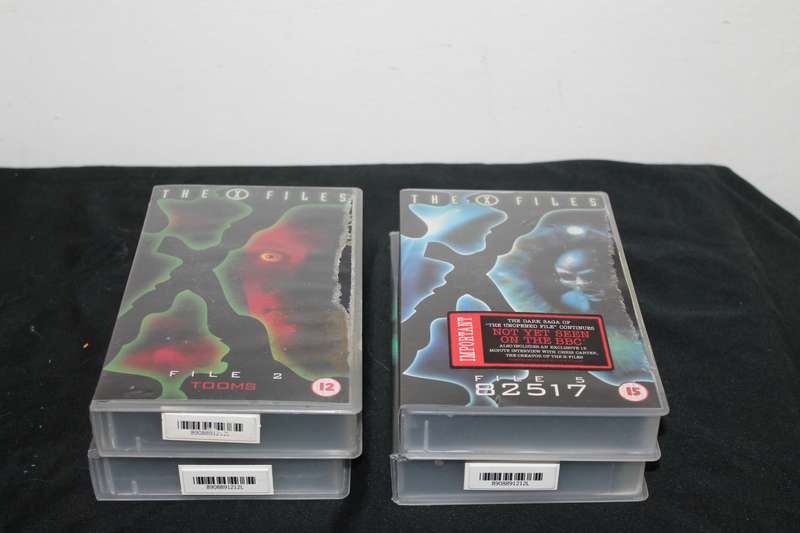 6 X Files VHS Cassette's