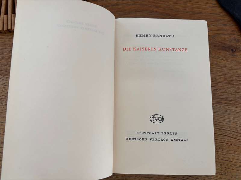 Die Kaiserin Konstanze - Henry Benrath