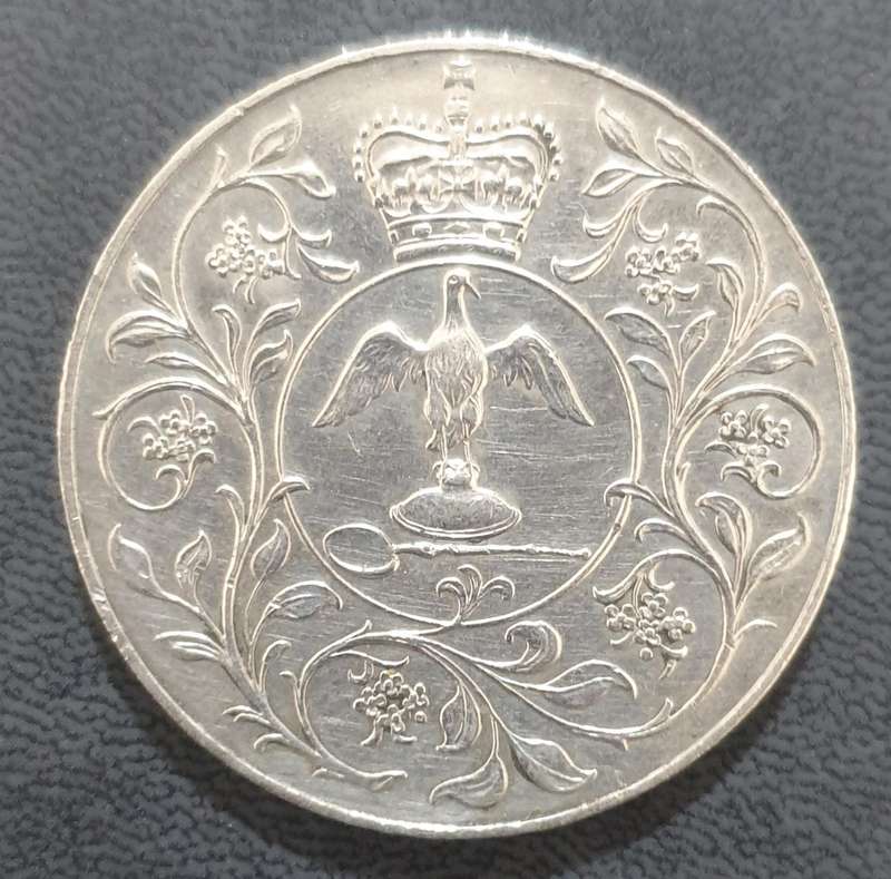 United Kingdom - 1977 25 New Pence - Elizabeth II Silver Jubilee Crown  @@ R1 No reserve