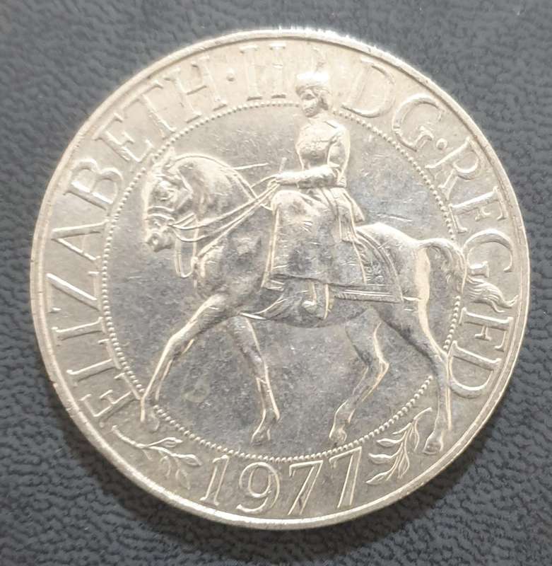 United Kingdom - 1977 25 New Pence - Elizabeth II Silver Jubilee Crown  @@ R1 No reserve