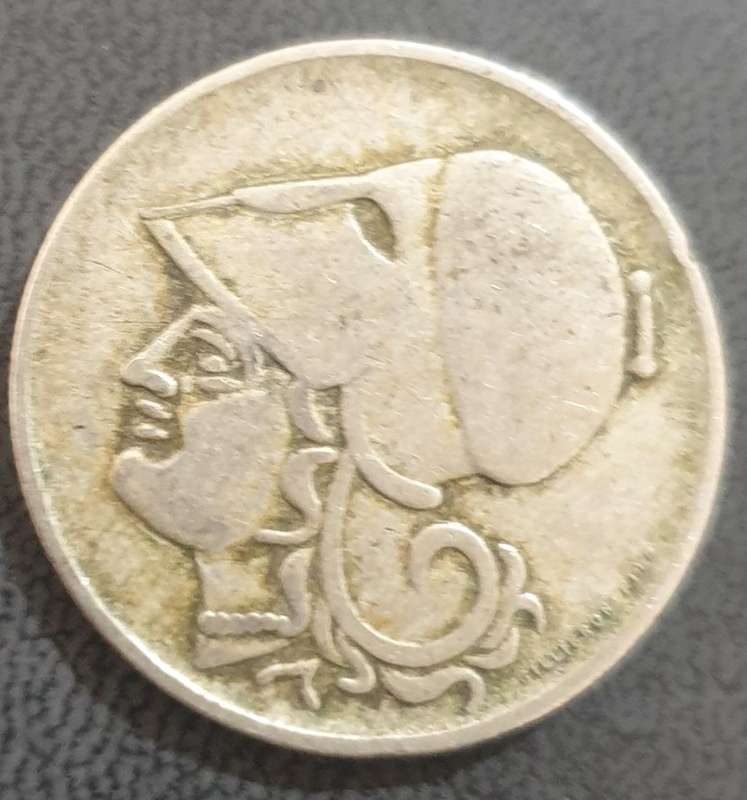 1926 GREECE 2 Drachmai coin