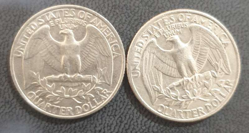 USA 1979 and 1982 QUARTER Dollar coins - 1 bid for both coins
