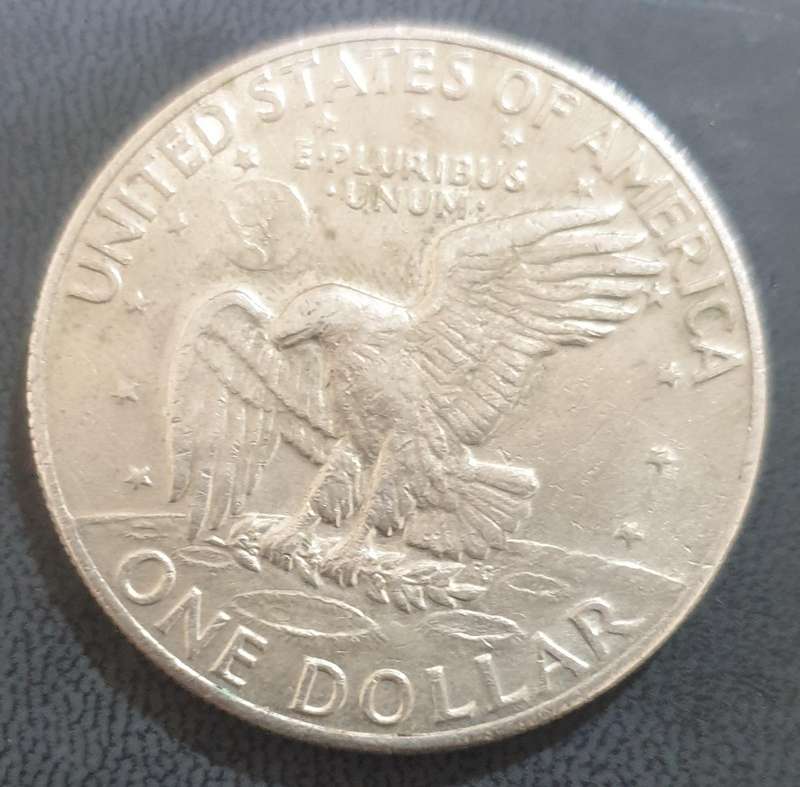 USA 1974 Eisenhower Dollar coin @@ R1 NO RESERVE
