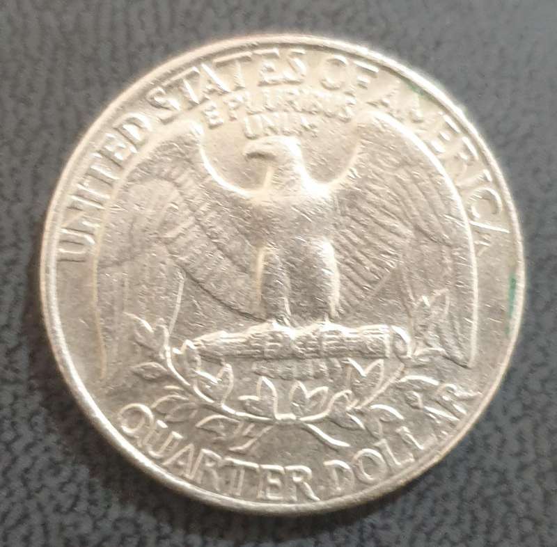 USA 1990  George Washington QUARTER Dollar coin