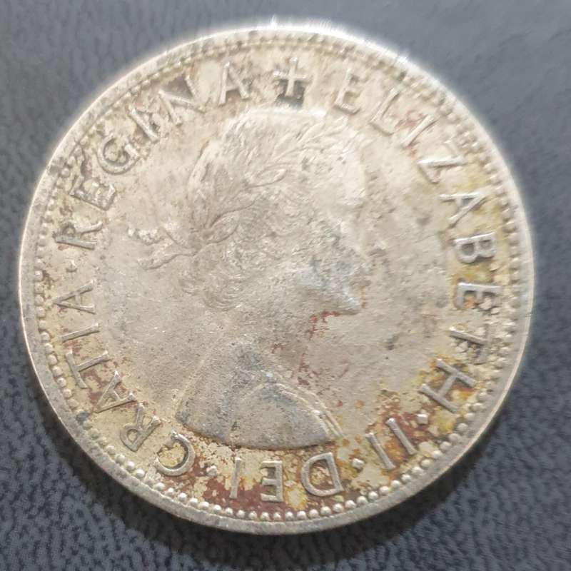 United Kingdom - 1962 2 1/2 Shillings / HALF CROWN - Elizabeth II ERA coin@@ R1 No reserve