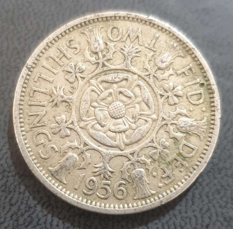 United Kingdom - 1956 2 Shillings /FLORIN - Elizabeth II ERA coin @@ R1 No reserve