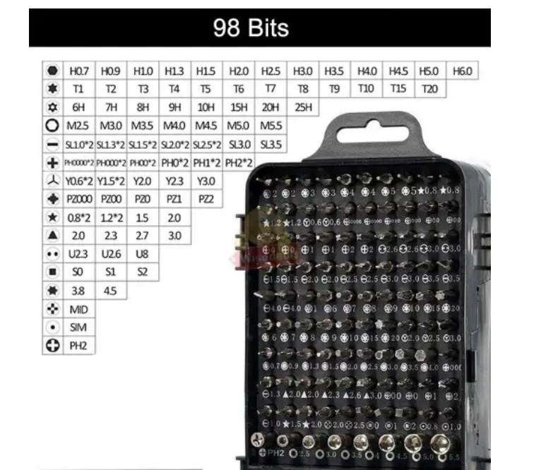 115 in 1 Magnetic Screwdriver Set