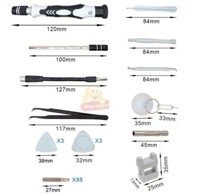 115 in 1 Magnetic Screwdriver Set