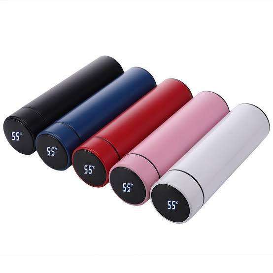 500ml Smart Vacuum Insulated Flask with LED Temperature Display-Black