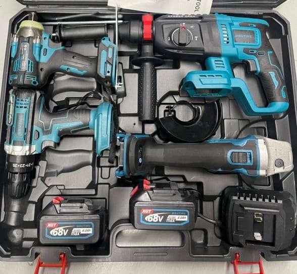 68V Cordless Drill With Multi-Functional Hardware Tool Kit Set