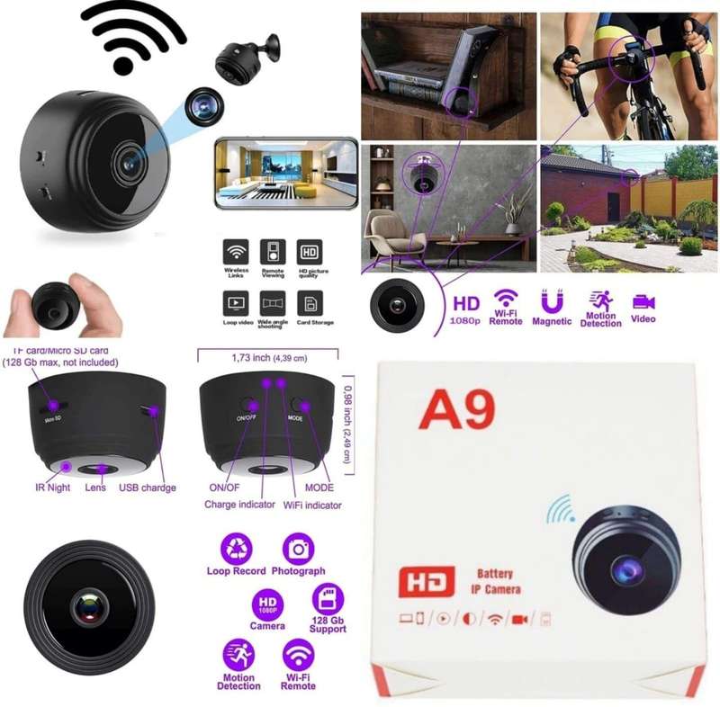1080P HD Mini Security Camera A9