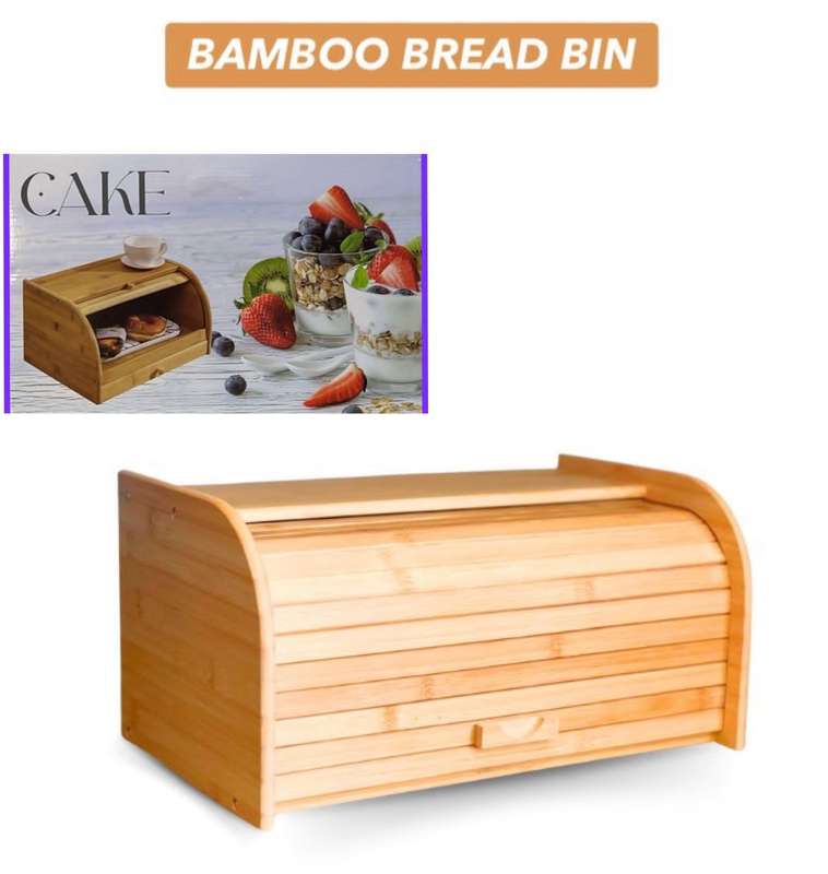 Bamboo Bread Storage Bin