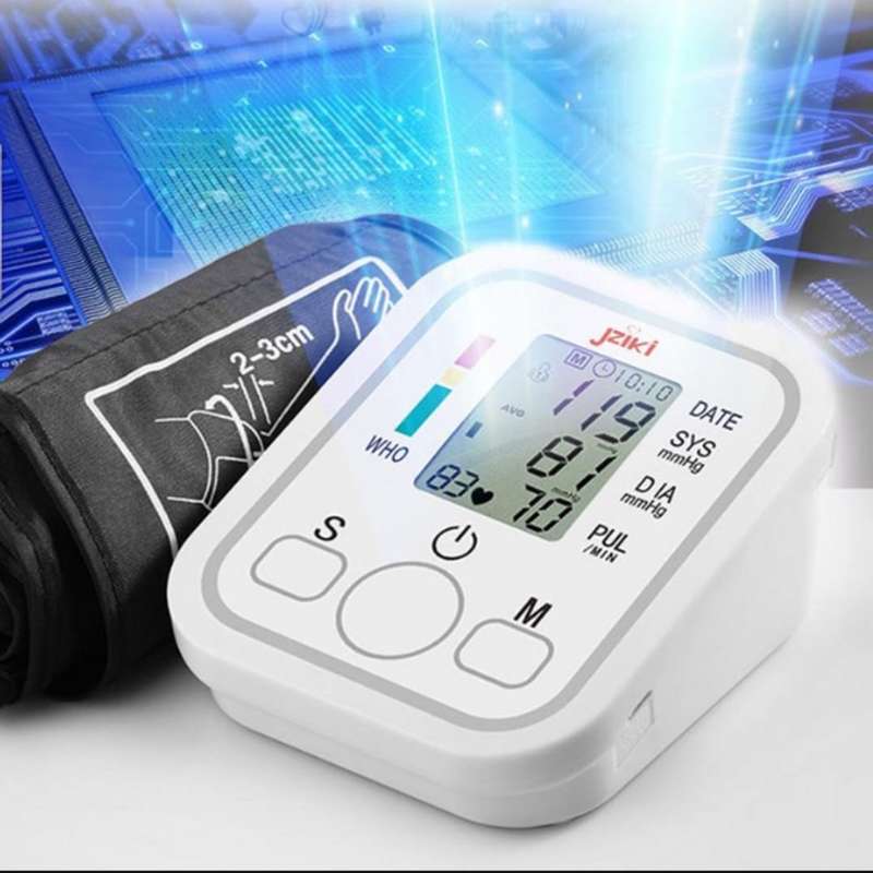 Digital Electronics Blood Pressure and Heart Rate Monitor - Arm