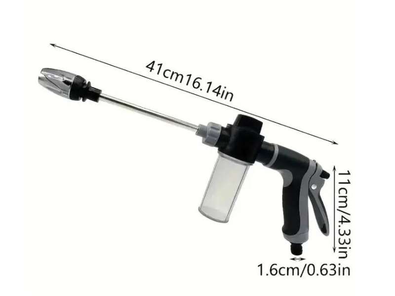 High-Pressure Car Wash Sprayer with Foam Bottle