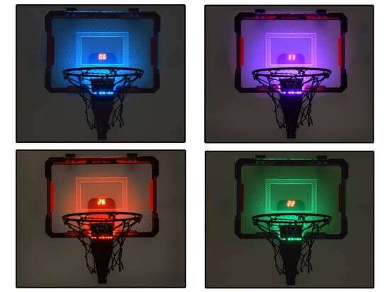 Wall-Mounted Digital Basketball Hoop Set