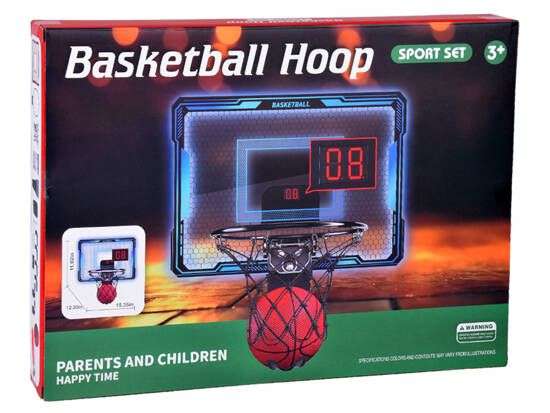 Wall-Mounted Digital Basketball Hoop Set