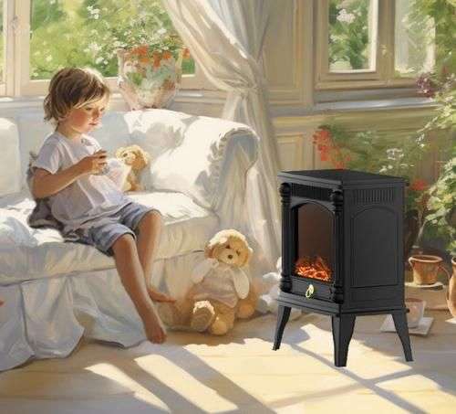 Fireplace Electric Heater - Authentic Look