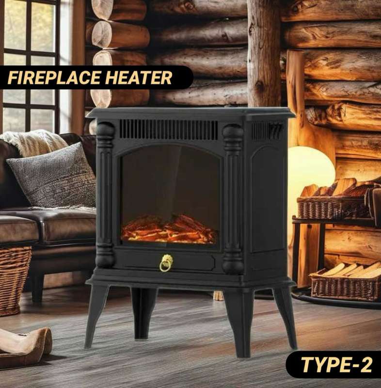 Fireplace Electric Heater - Authentic Look