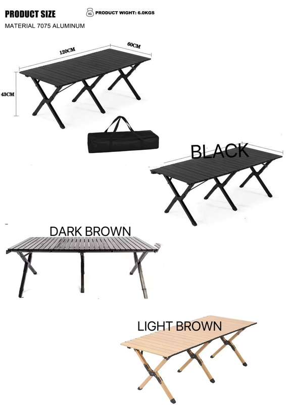 Portable  Camping Folding Table with Carry Bag