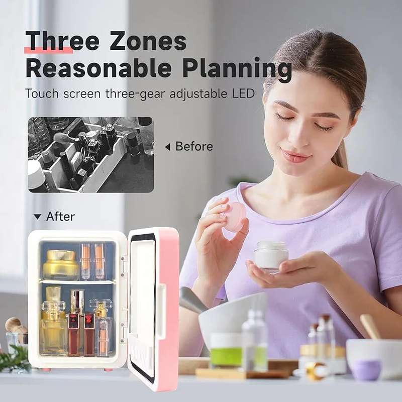 Beauty Makeup Mirror Refrigerator Car Home Refrigerator