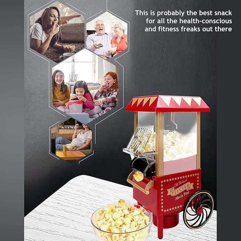 1100W  Trolley Electric Popcorn Machine