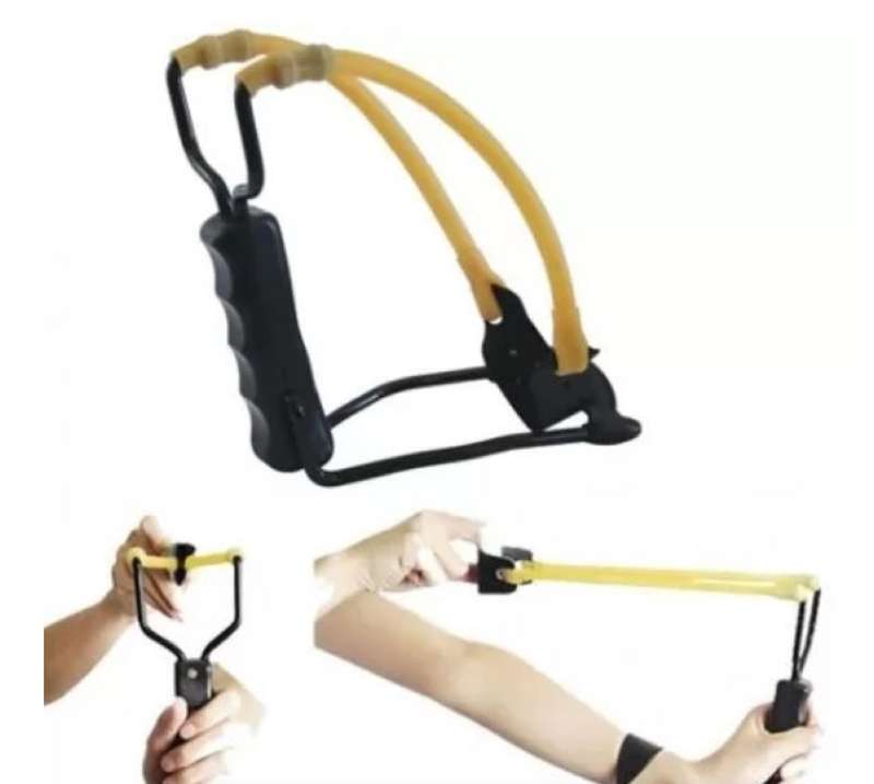 Slingshot With Elastic Rubber Band