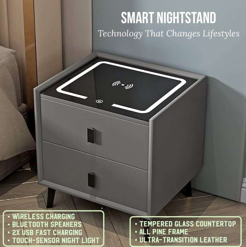 Smart Wireless Charging Bedside Table DIY