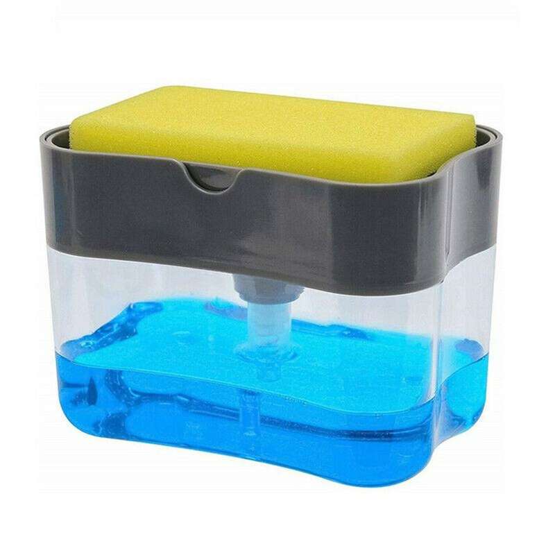 Dish soap dispenser (includes free sponge)