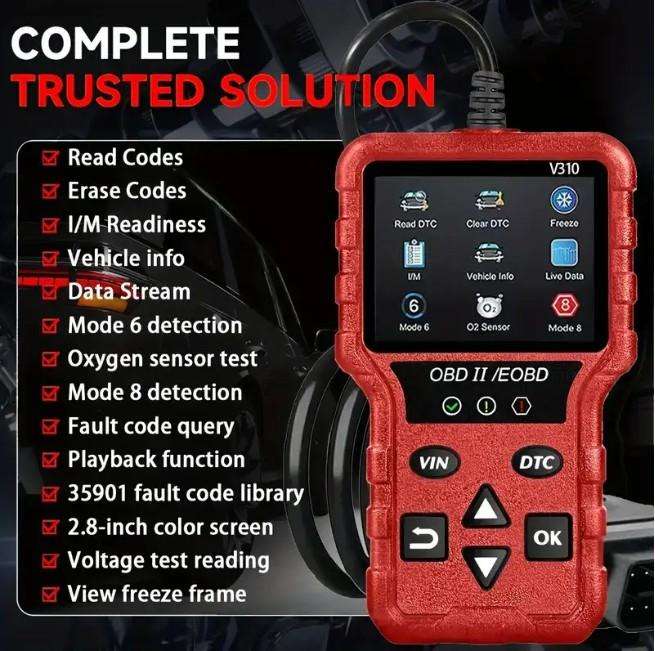 V310 OBD2 Scanner Diagnostic Tool-Colorful Screen