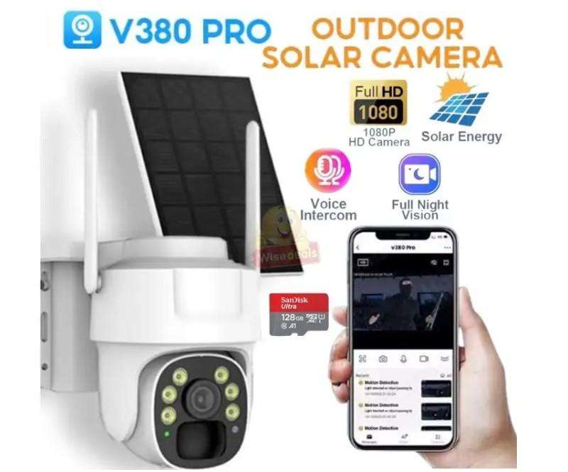 Intelligent Solar Energy Alert PTZ Security Camera