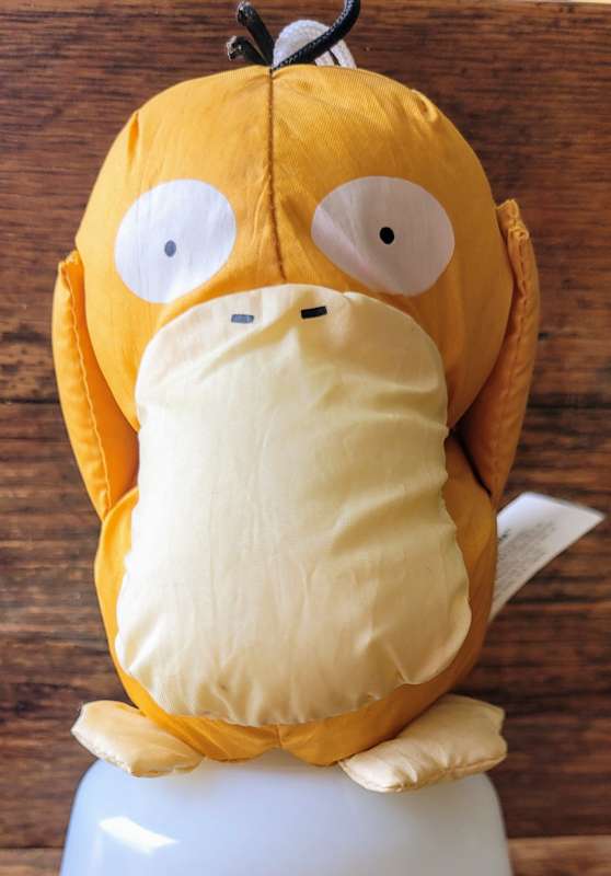 1994 Pokemon Psyduck Bath Sponge Buddy Plush  Nintendo !!!