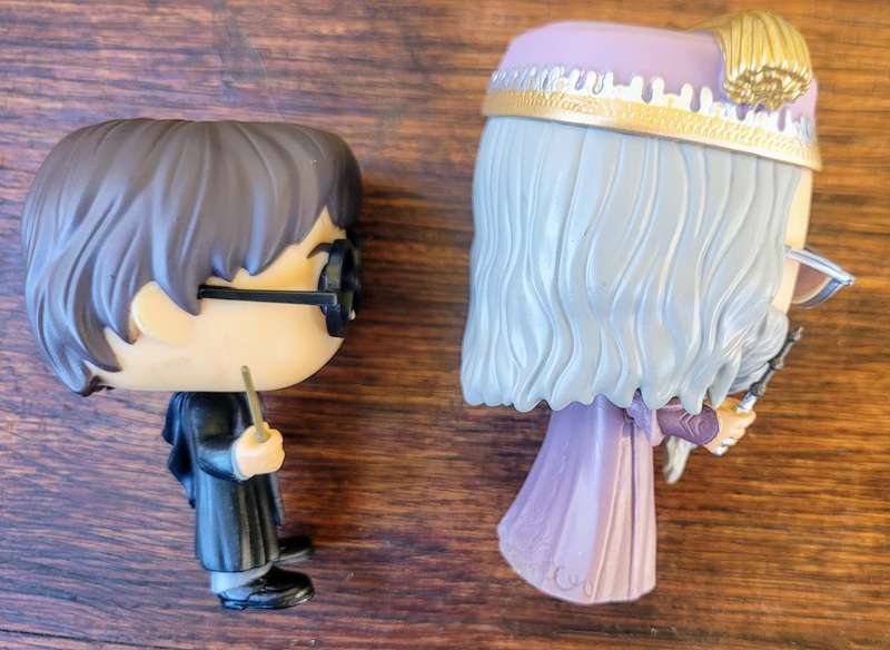 Collection of four Harry Potter Funko figurines