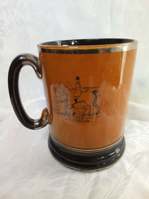 Ye Olde Coaching & Hunting Days Beer Mug - Arthur Wood - England